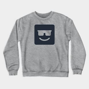 Cool emoji face with sunglasses Crewneck Sweatshirt